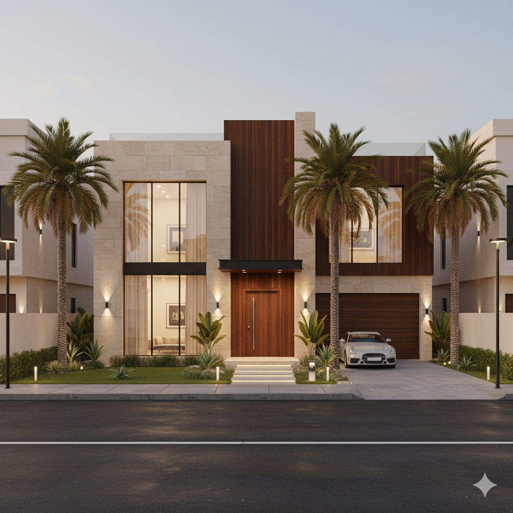 Riyadh luxury villas and smart townhouses developed by Rakez Real Estate for modern Saudi families