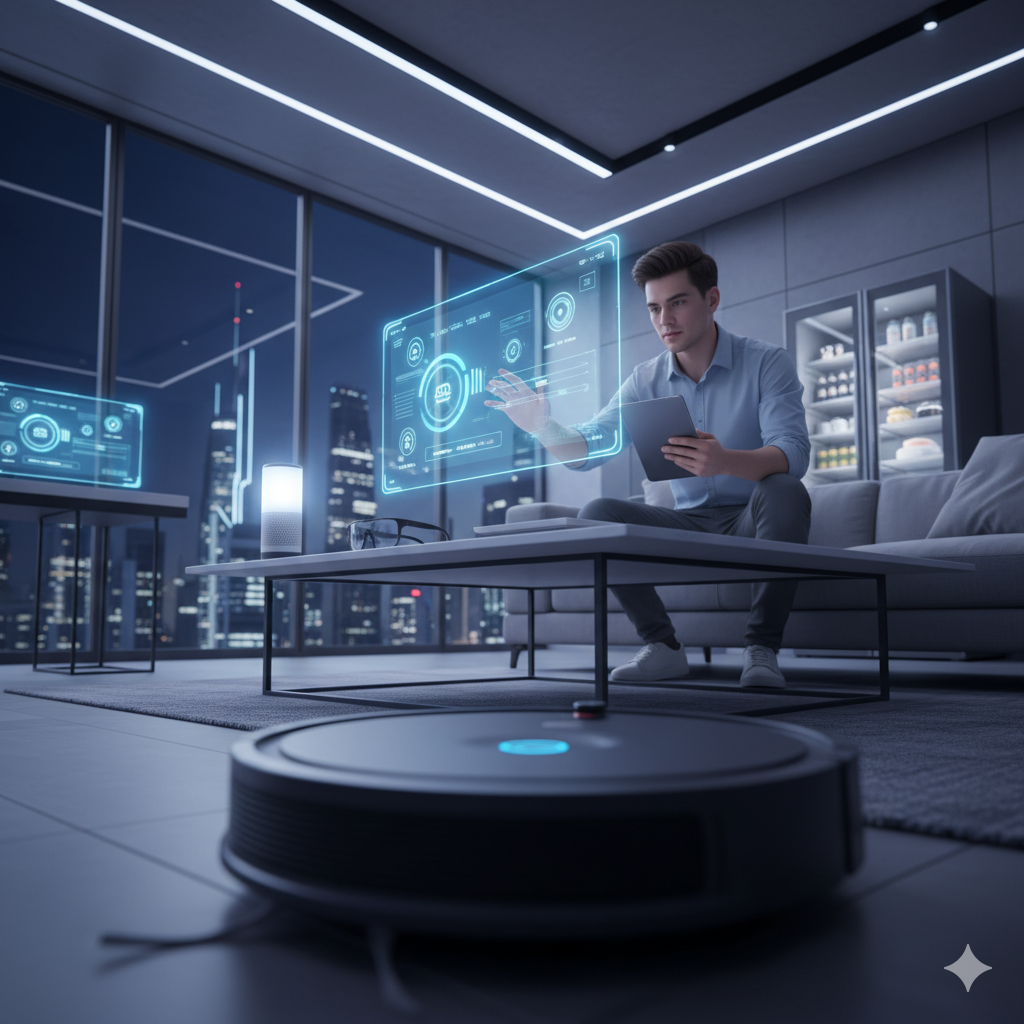 الفرق بين البيت الذكي والعقار التقليدي في السعودية في الأمان والتحكم