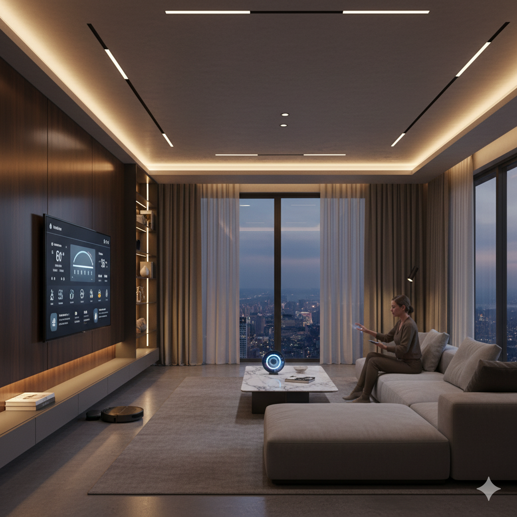 الفرق بين البيت الذكي والعقار التقليدي في السعودية من حيث التقنية