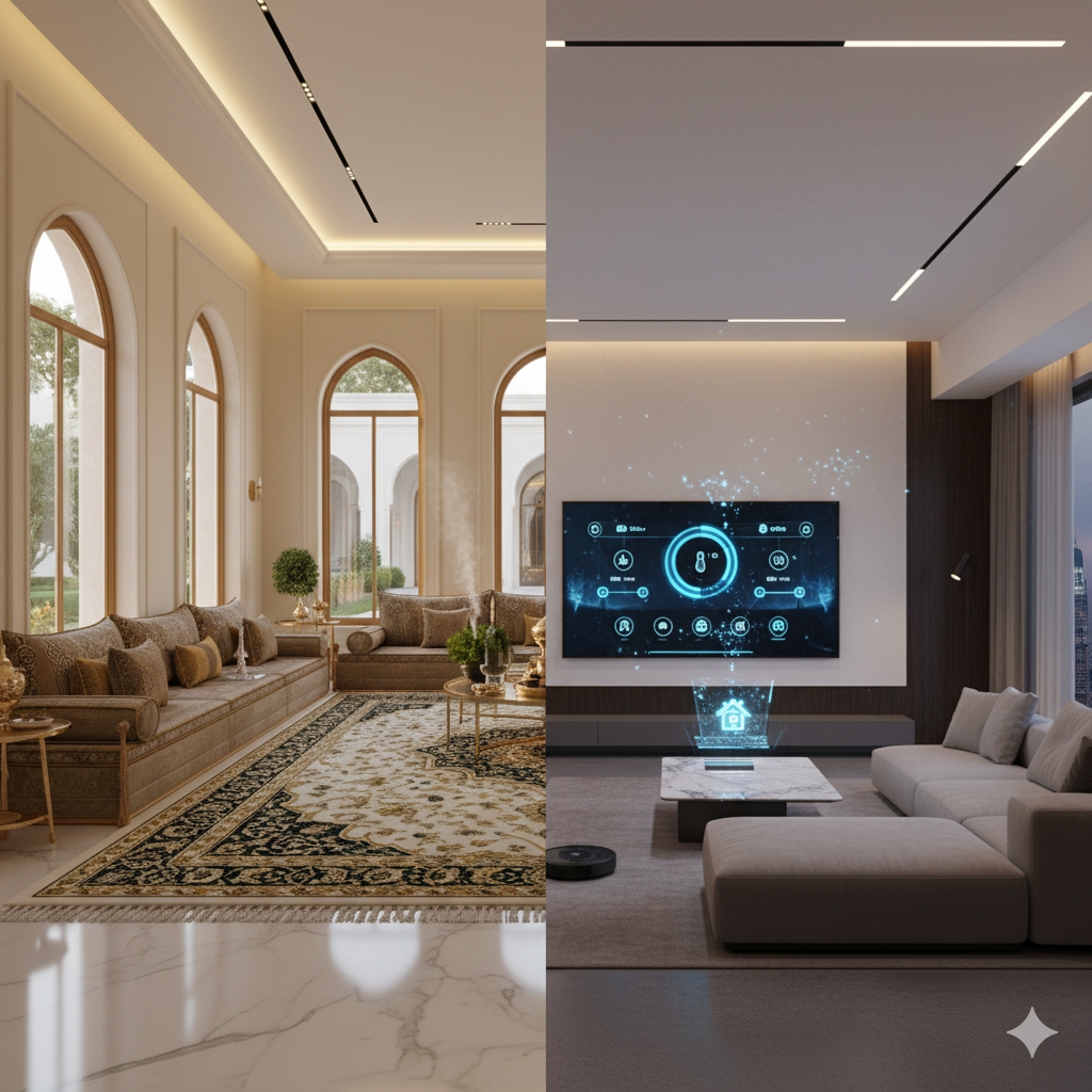 الفرق بين البيت الذكي والعقار التقليدي في السعودية وتجربة الساكن اليومية