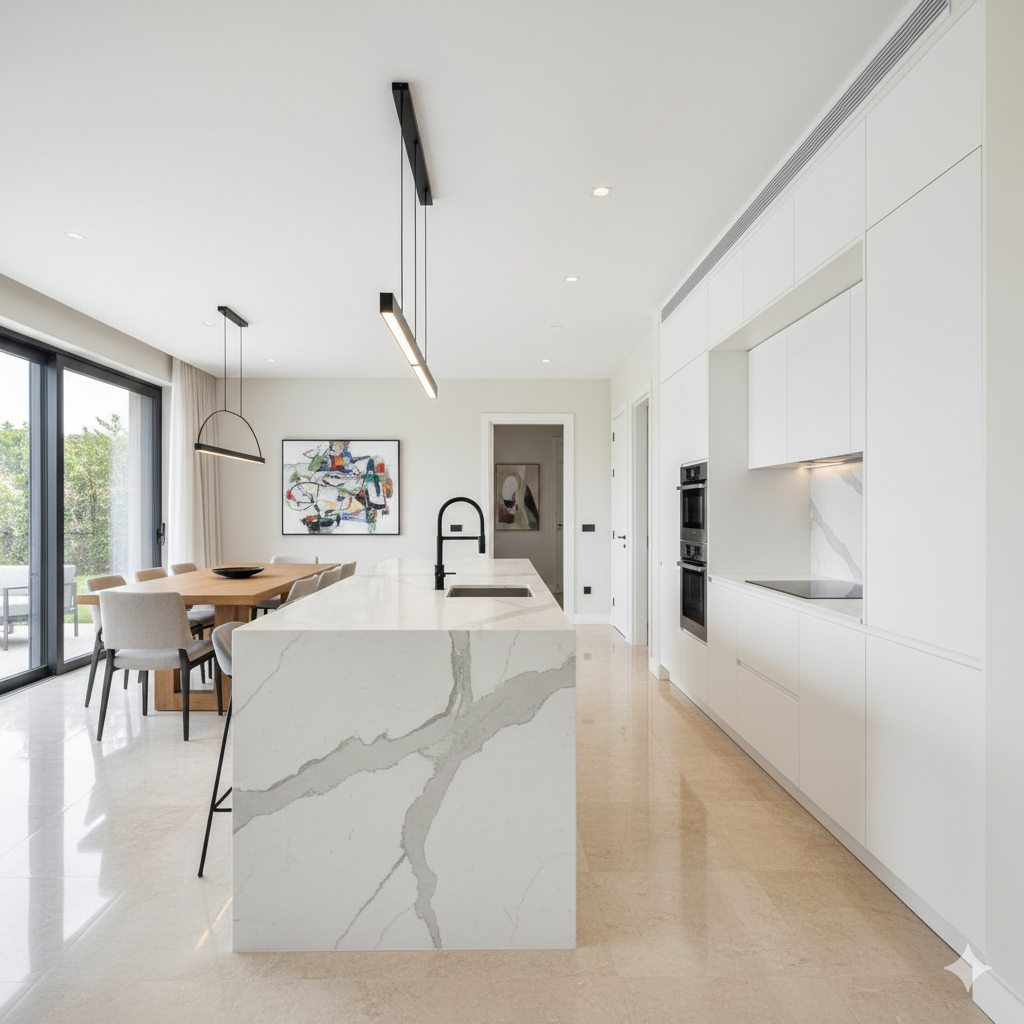 مستشار من راكز العقارية يشرح للعميل شروط القرض العقاري والخيارات الأنسب لميزانيته.