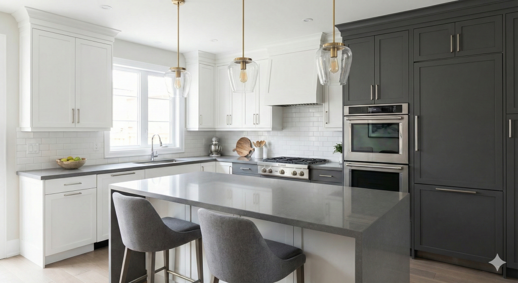 Interior of a serviced apartment in Tahlia district designed for high-end corporate tenants