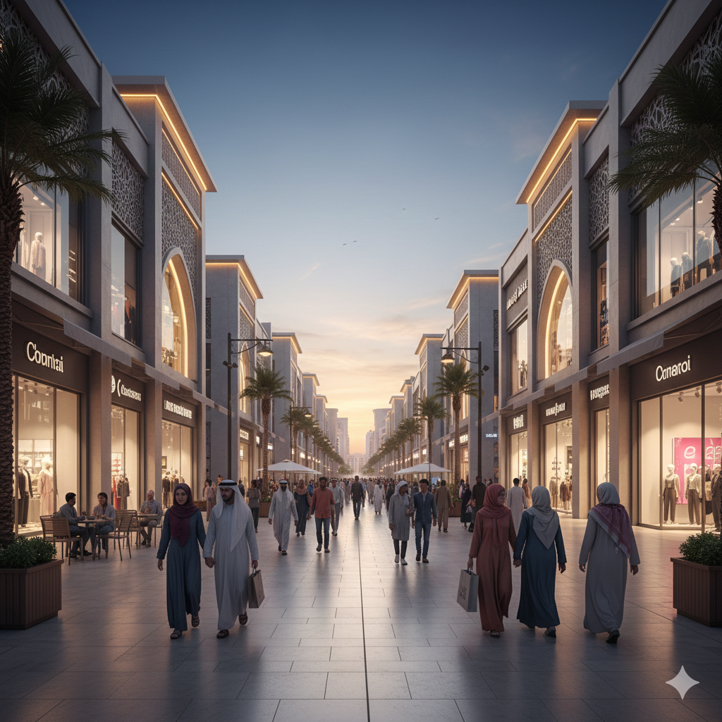 Map of Riyadh showing major districts and infrastructure projects affecting property valuation.