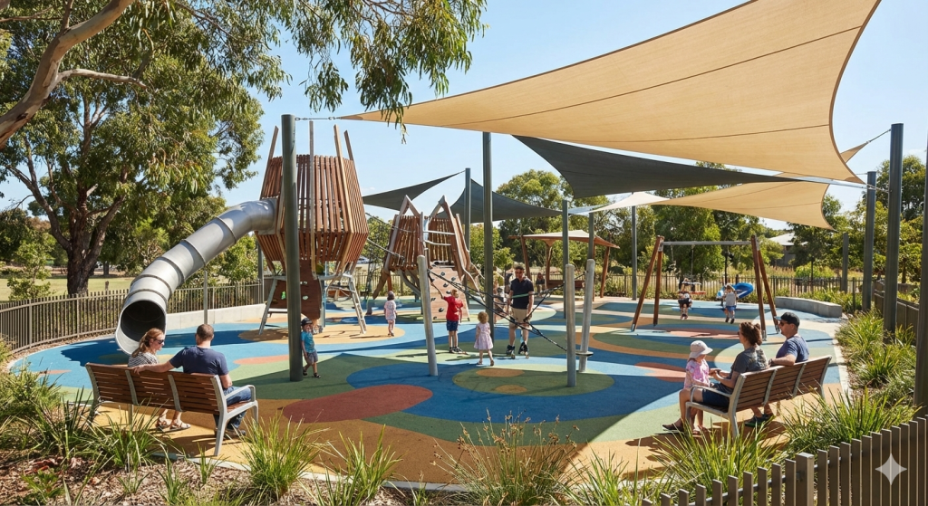 Private swimming pool with landscaped garden in Al Basateen, Jeddah