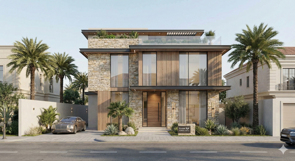 فيلا مودرن مجددة بالكامل كإحدى خيارات فلل وعقارات متاحة في حي الربوة بالرياض - فلل وعقارات متاحة في حي الربوة بالرياض