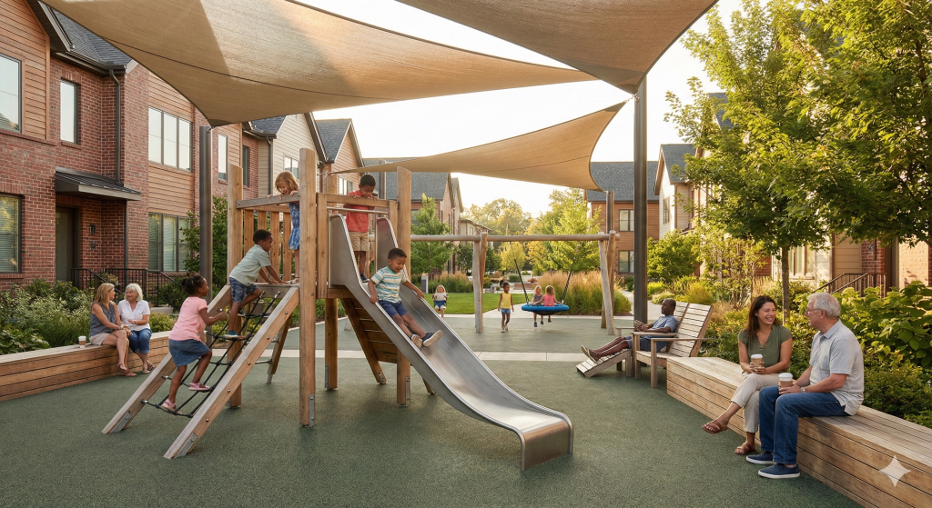 مركز تجاري حيوي على طريق عثمان بن عفان يخدم سكان حي النرجس. - حي النرجس في شمال الرياض